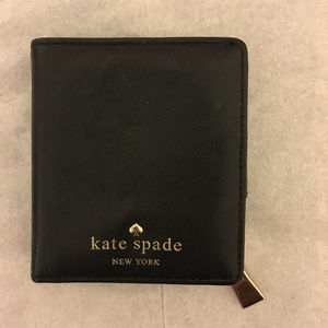 Kate Spade Small Stacy Bifold Wallet Black ❤